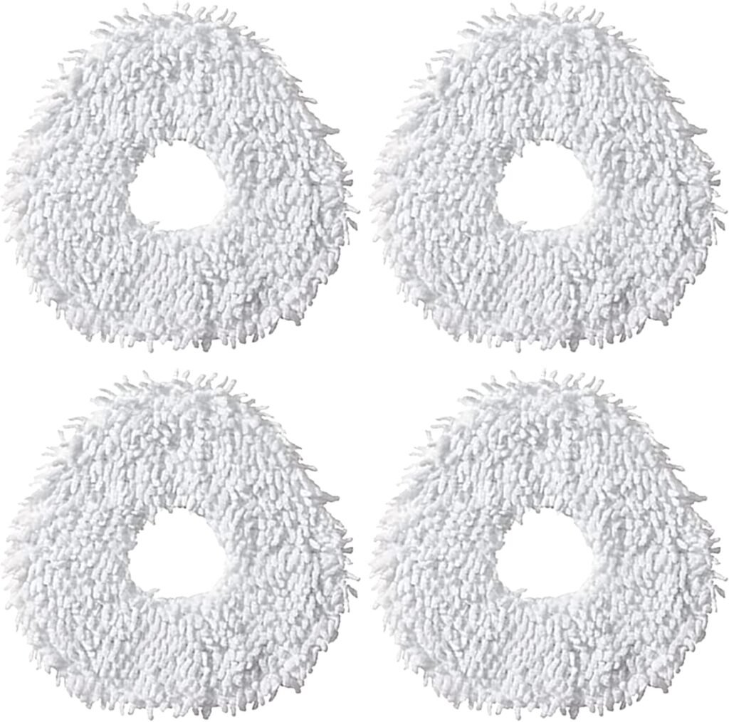 VACUSHOP Resuable Mop Cloth for Robot Sweeping Narwal T10 Accessories Parts Microfiber X4 Mop (4)