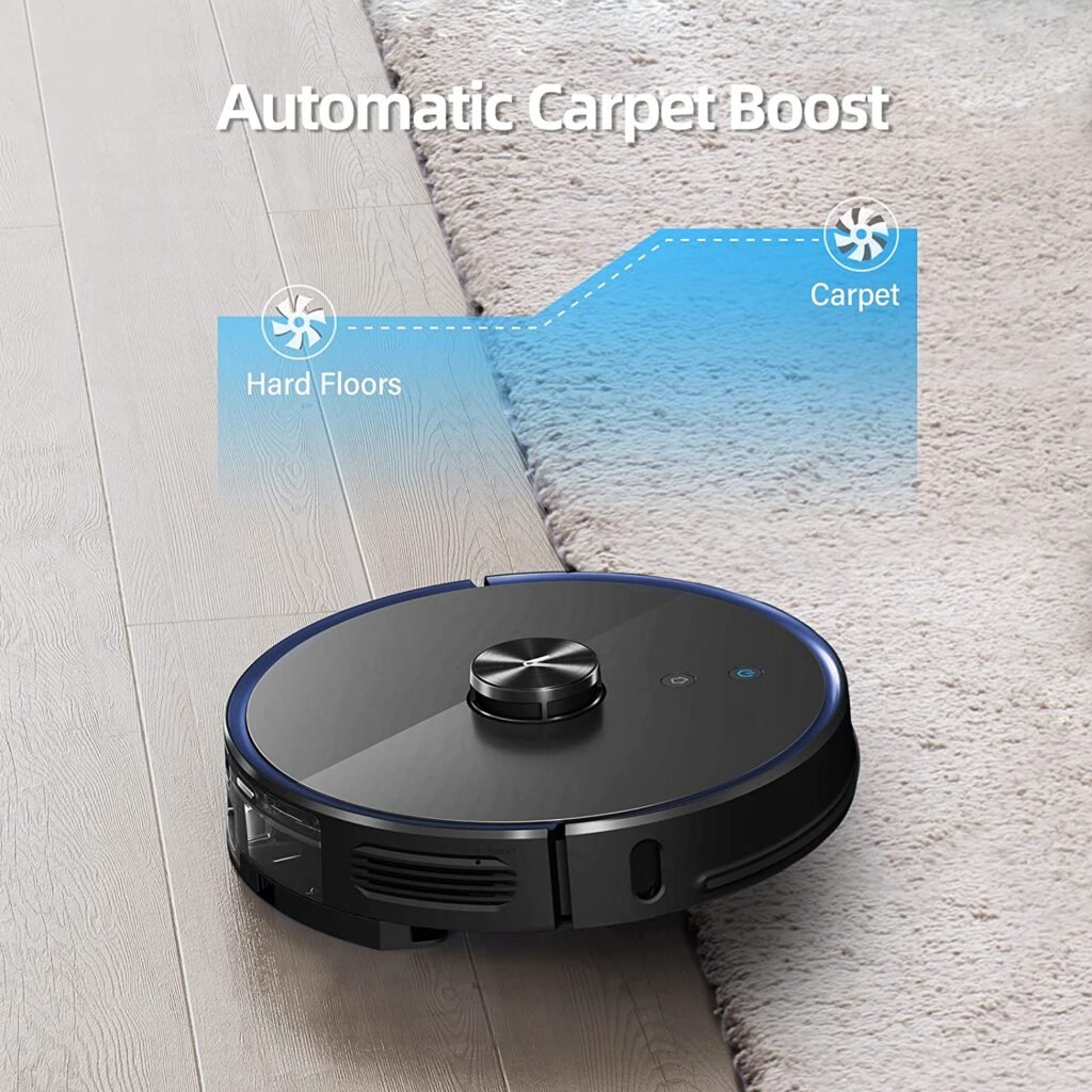 VIOMI S9 Robot Vacuum Cleaner Self-Emptying 2700Pa, 5200mAh, 3 in 1 (Sweep, Vacuum and Mop), Robotic Vacuum 360Â° LDS Lidar, Auto Dirt Disposal, Smart Mapping, 2.4GHz WiFi  Alexa, Ideal for Pet Hair