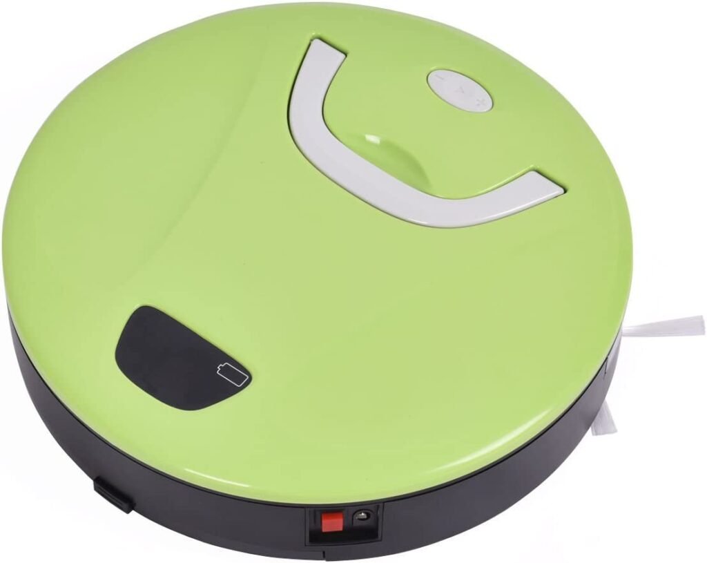 Giantex Green Smart Cleaning Robotic Automatic Floor Cleaner Sweeper High-Tech W/Handle