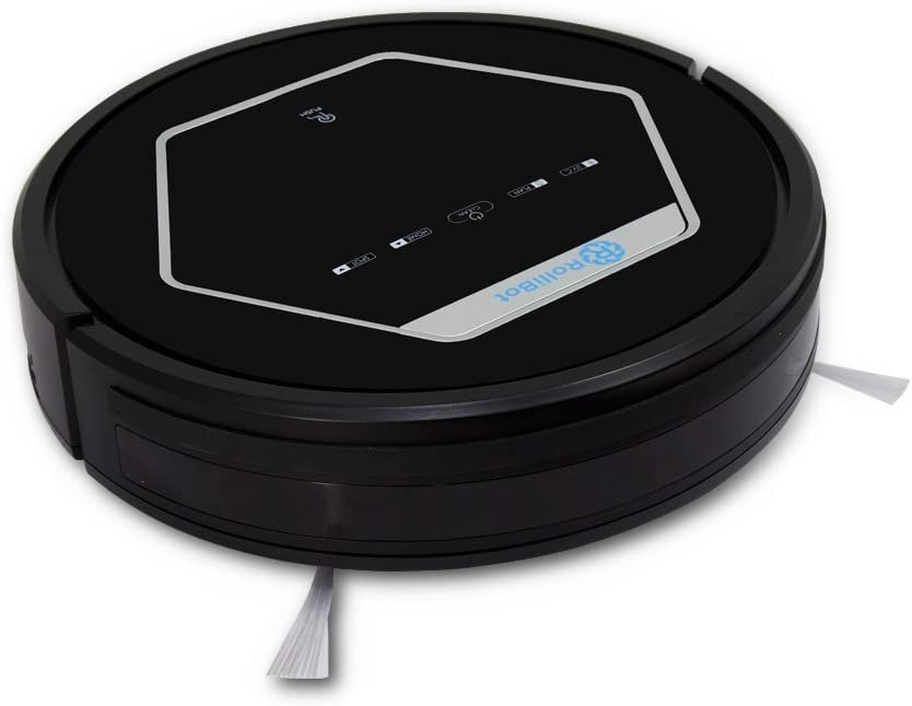 Rollibot BL618- Quiet Robotic Vacuum Cleaner. Vacuums, Sweeps, Mops for Hardwood, Tile, and Linoleum.